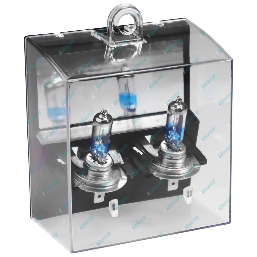 2 x Super Headlight Bulbs H7 55w Halogen +170% Performance