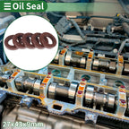 Set of 5 Oil Seal Rotary Shaft Seal FKM Rubber 27x43x9mm