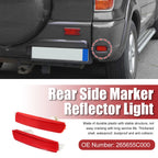 1 Pair Rear Bumper Side Marker Reflector Red for Nissan  265655C000 265605C000