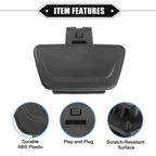 Glove Box Lid Latch Lock Handle Cover for Ford Fiesta (2011–2019) Black