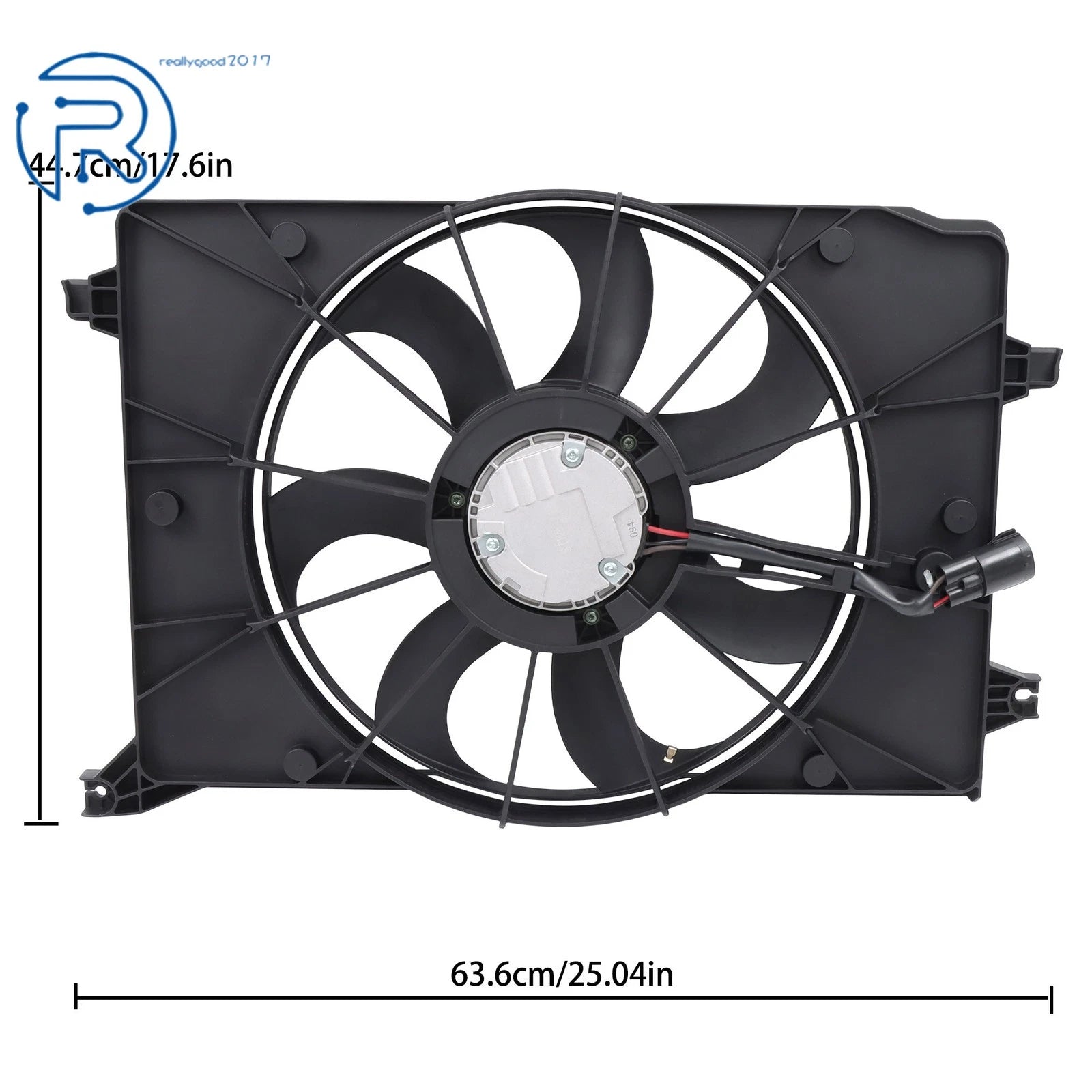 Cooling Fan Assembly for Chevy Bolt EV (2017–2023) 42465910, Brushless Motor