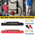 2X 12 Terminal Block Bus Bar for Auto Boat Power (12V)