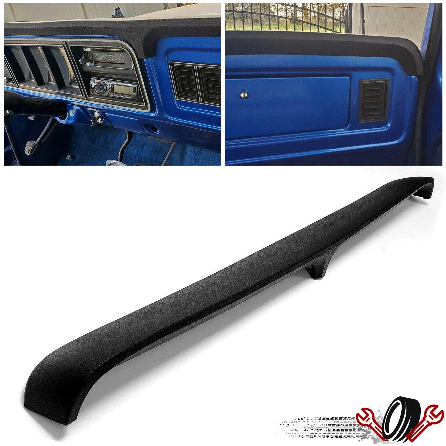 Dash Pad Cover for Ford F100 F150 F250 F350 Bronco (1973–1979)