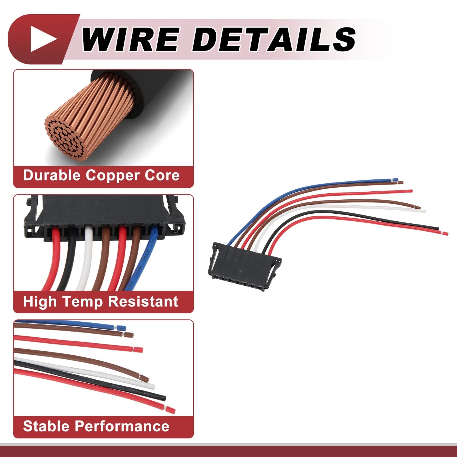 Right Tail Light Socket Wiring for Mercedes-Benz C250 (2012–2014) No. 204-820-16-00