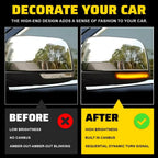 2X LED Dynamic Amber Side Mirror Signal Lights for Dodge Durango (2011–2023)