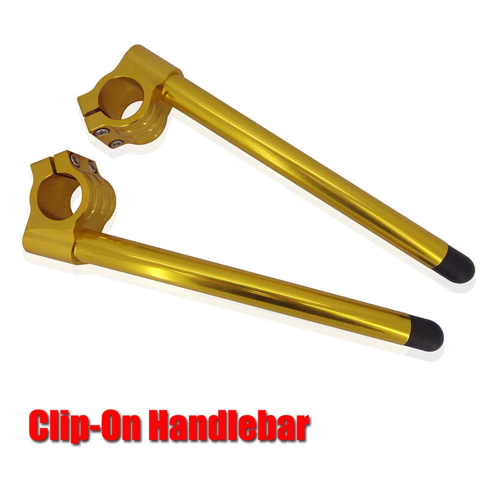 53mm CNC Racing Clipons for Universal 7/8'' Fork Tube (CNC, Clip-On)