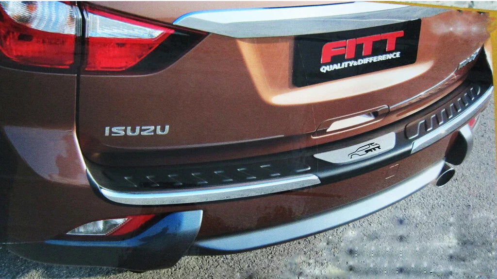 Rear Bumper Step Protector Scratch Guard Plate Chrome for Isuzu MUX (2012-2016)