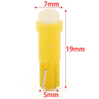 T5 Yellow Indicator 1 SMD Light Bulbs for Car Dashboard Gauge (Various Years)