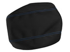 Leather Console Lid Armrest Cover for Subaru Legacy (2010–2014) Blue Stitch
