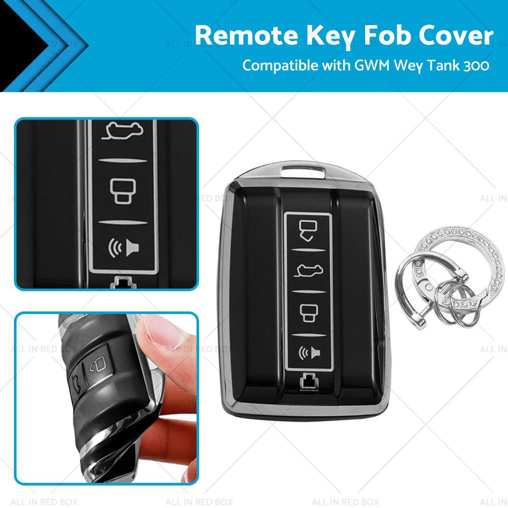 TPU Key Fob Case for Great Wall GWM WEY TANK 300 (2021–2023)