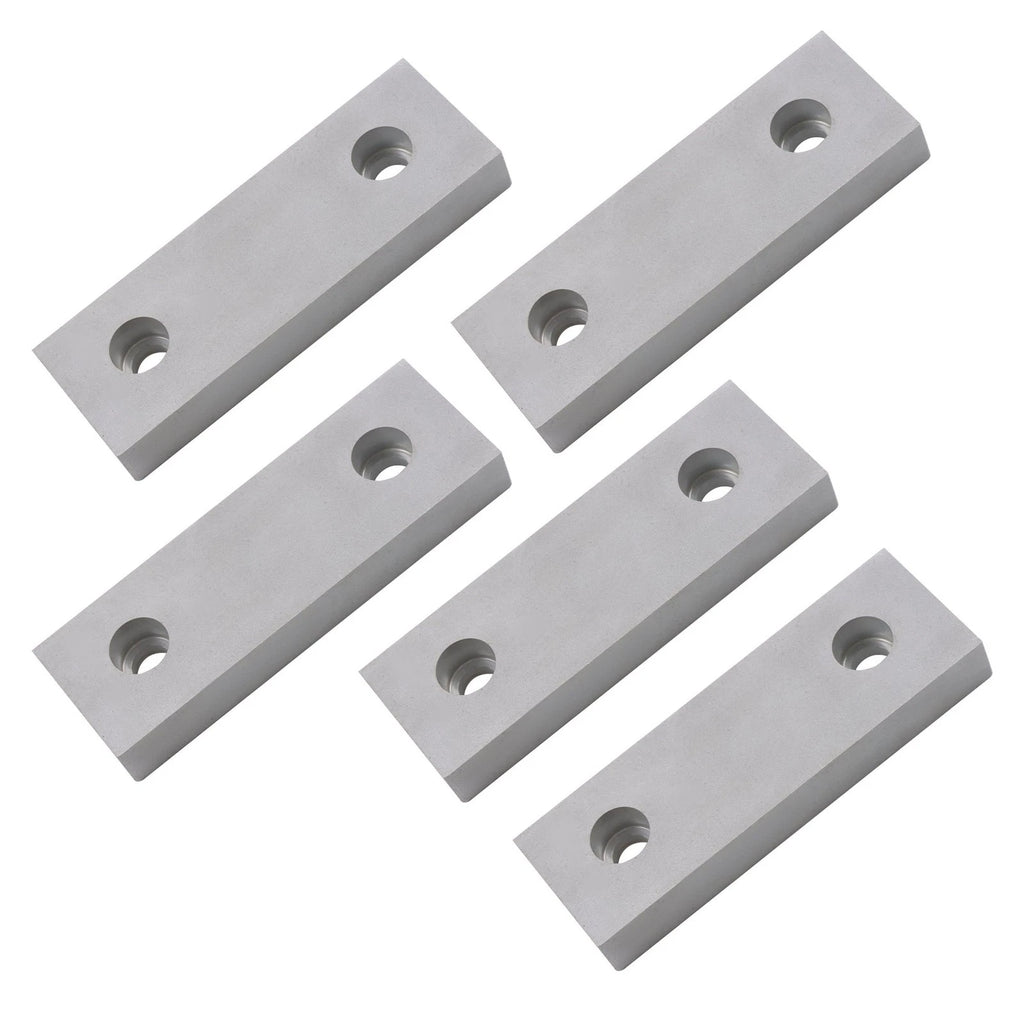 Set of 5 Machinable Aluminum Soft Jaws for 6" Vise