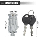 Ignition Switch Lock Cylinder Set with 2 Keys for Dodge Dakota (2005-2011)