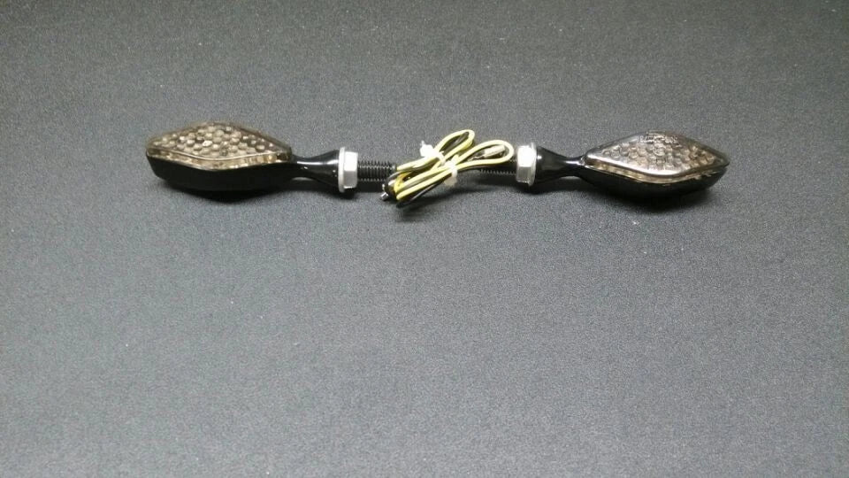 Universal Motorcycle 14 Smoke LED Turn Signal Indicators Blinker Light
