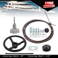 Boat Rotary Steering System for Outboard Motor (16 Feet)