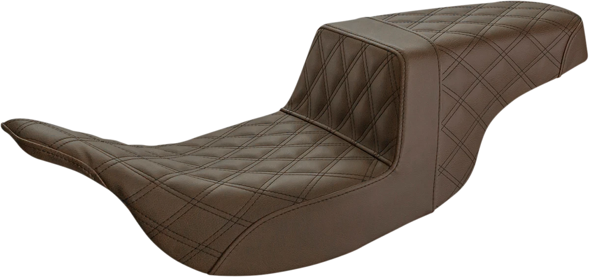 SADDLEMEN Step-Up Seat for Harley Davidson (2000–2023) 897-07-175BR