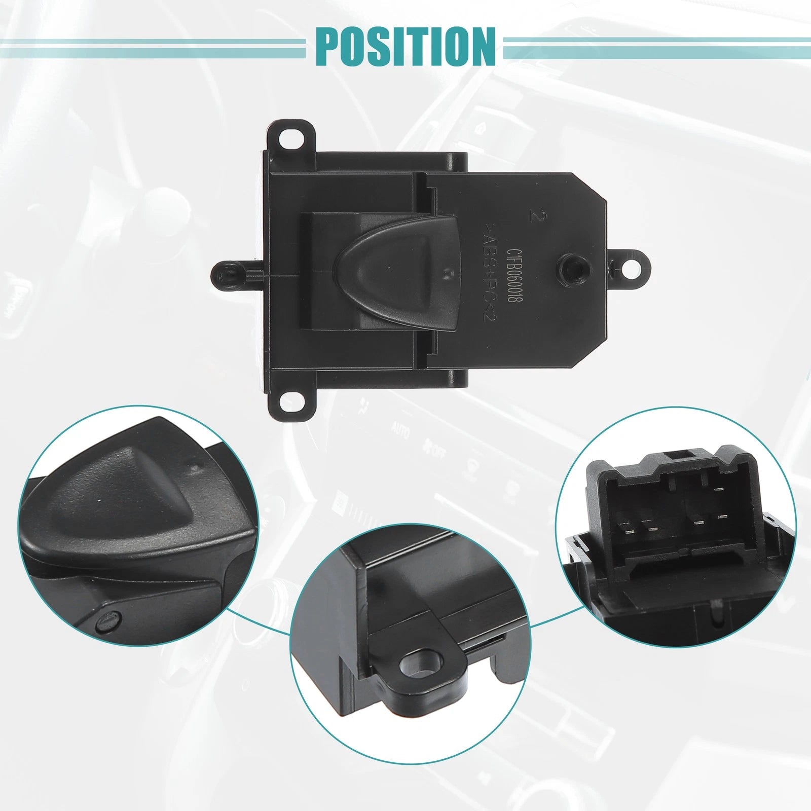 Passenger Side Power Window Switch 35760-SNA-J04 for Honda Civic Sedan (2006–2011)