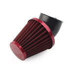 48mm Air Intake Filter Cleaner for Motorcycle - Red