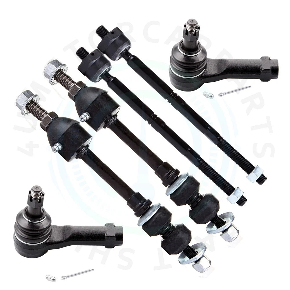Set of 6 Tie Rod Ends and Sway Bar Links for Ford F-150 (2004–2006)