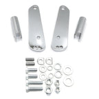 Adjustable Chrome Highway Foot Peg Mount Kit for Harley Dyna FXD (1991–2017)