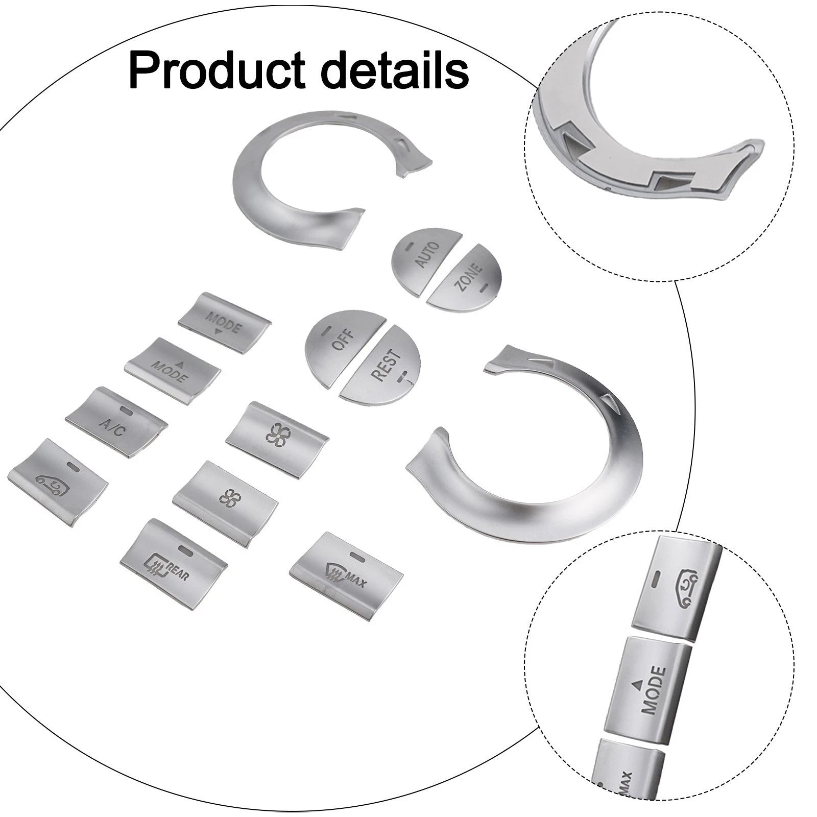 Air Conditioning Buttons Trim for Mercedes C117 X156 (2013–2019)