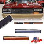 Smoke Switchback LED DRL Turn Signal Lights for El Camino Malibu (1982–1987)