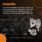 Timing Chain Kit & Water Pump for Toyota Pickup 4Runner 1985–1995 2.4L 22RE 22REC