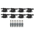 NGK 8 MOD Ignition Coils & Laser Iridium Spark Plugs for Chevrolet GMC V8