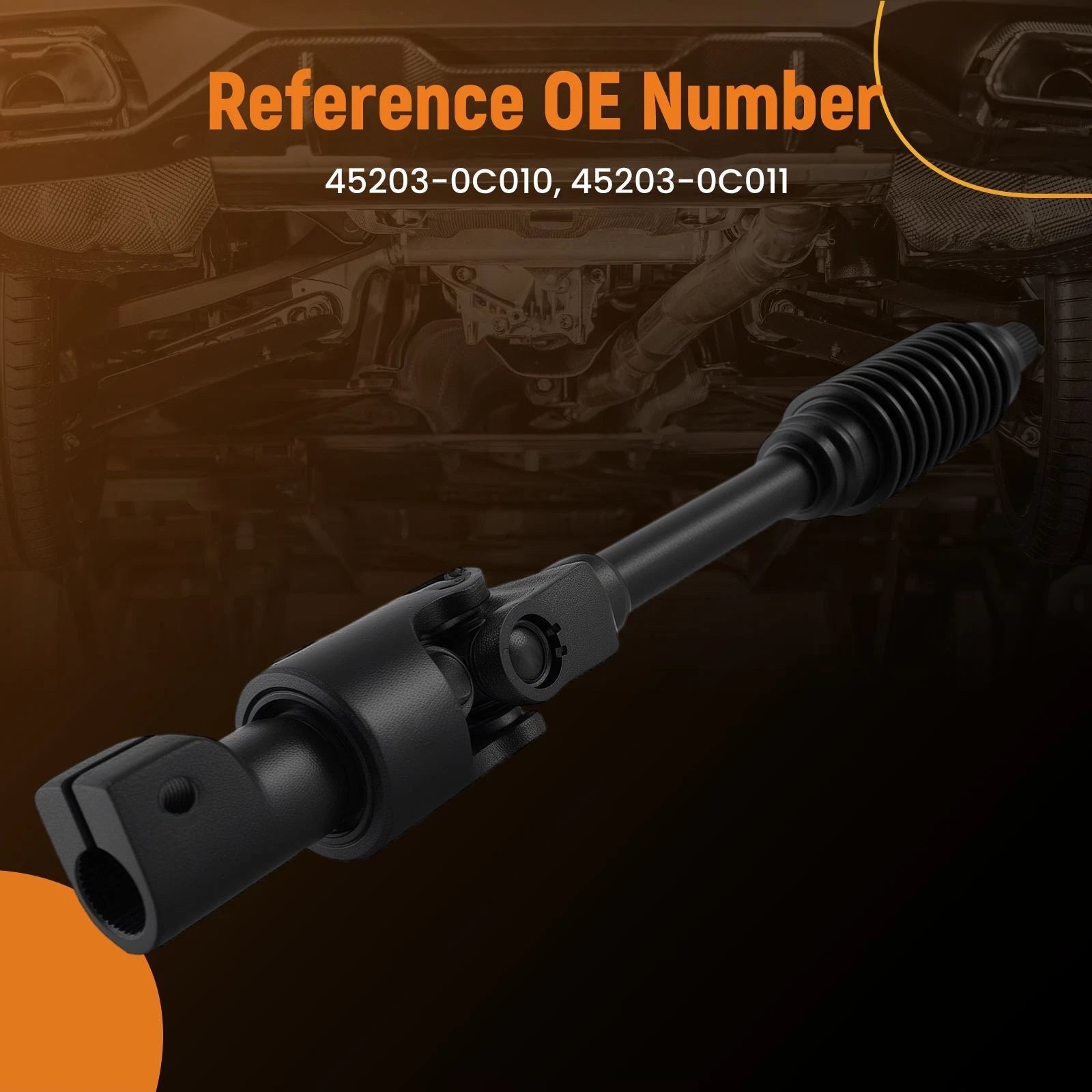 Upper Intermediate & Lower Steering Column Shaft for Toyota Tundra (2000–2006) 4520304020
