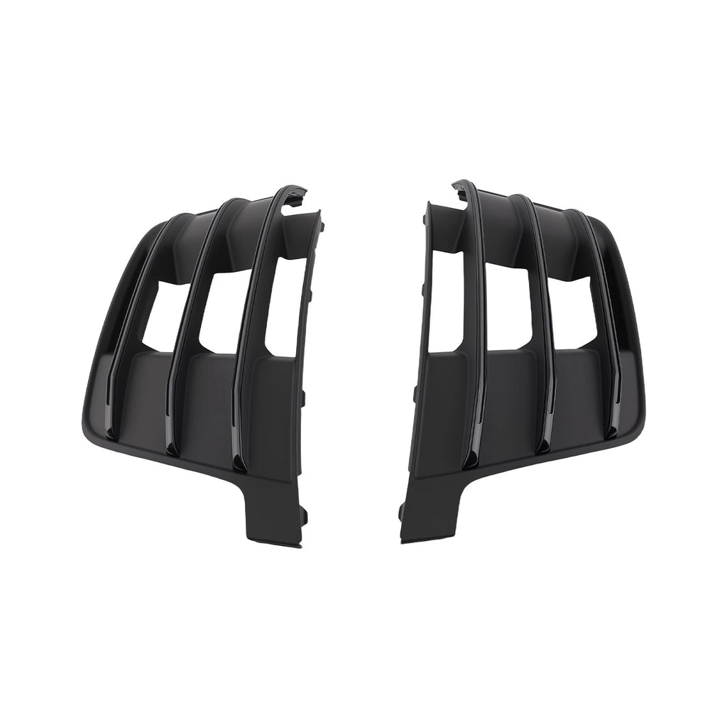 Pair Front Bumper Fog Light Grille for Audi Q7 S-Line (2016-2019)
