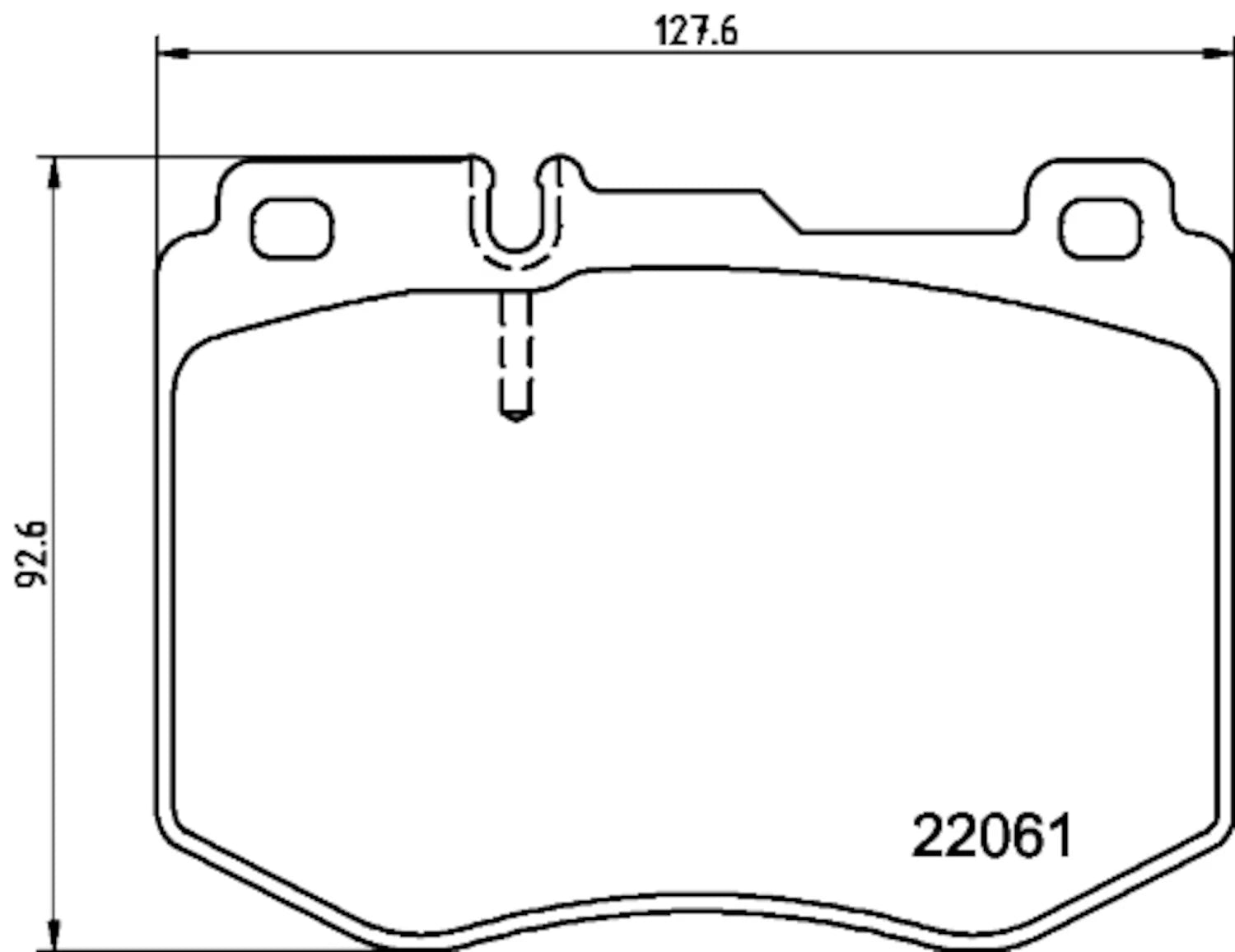 Set of 4 Front Disc Brake Pads for Mercedes-Benz E350, GLC300 (Hella Pagid 355037971)