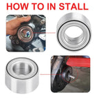 2 Front or Rear Wheel Bearing + Circlip for Honda Pioneer 1000 (2016–2022)