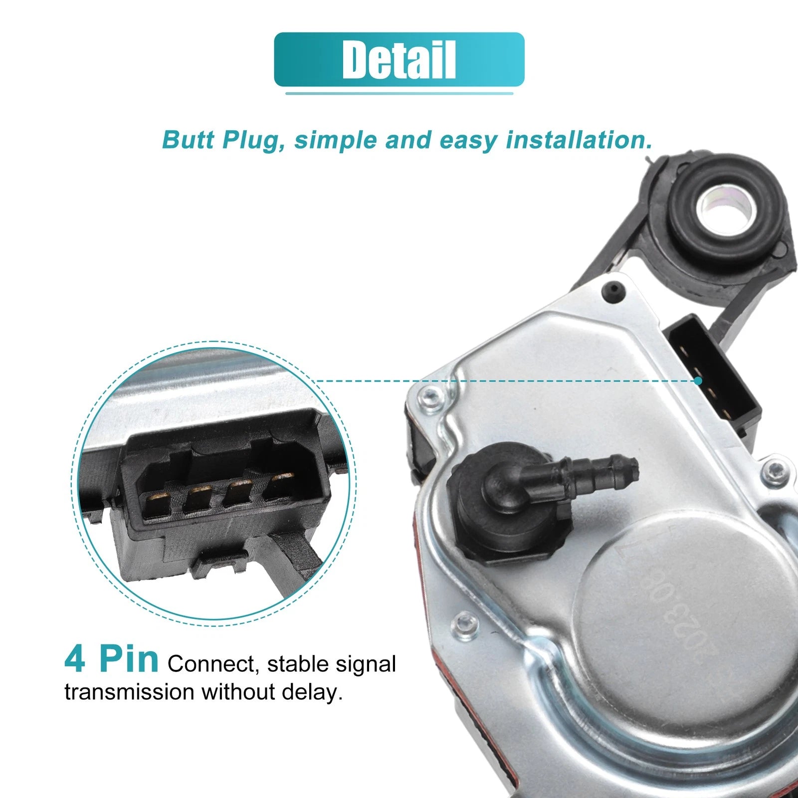 Rear Windshield Wiper Motor for Audi A3 (2006–2013) No. 8E9955711E