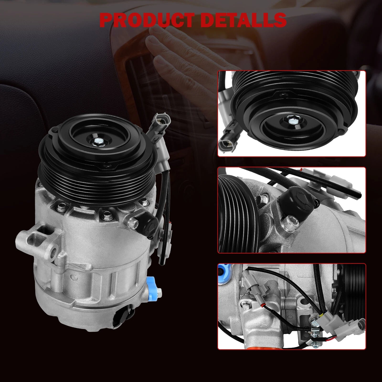 A/C Compressor with Clutch for Lexus LS430 (2001-2003)