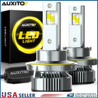 H13 9008 LED Headlight Bulbs Kit for High/Low Beam (6500K)