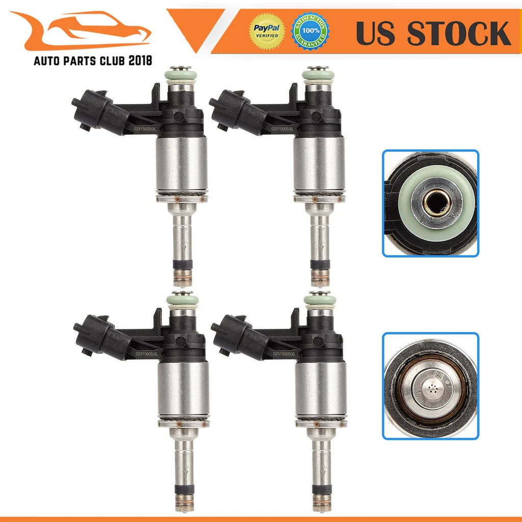 Set of 4 Fuel Injectors for Ford Explorer 2.3L (2016–2019) & Ford Focus (2016–2018)