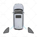 Magnetic Mesh Window Sun Shades for Mercedes-Benz GLA (2020–On)