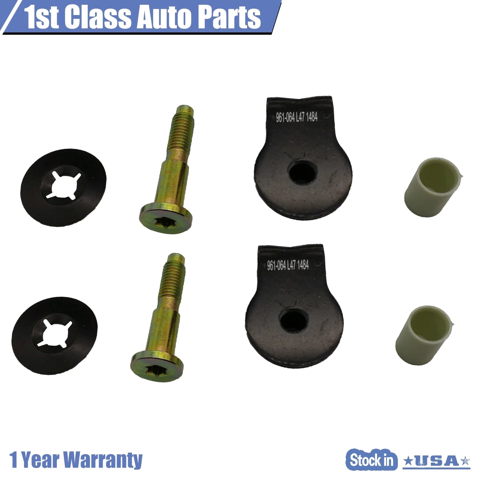 2X Door Striker Bolt Kit for Ford Aerostar Lincoln Mark Mercury Cougar (1980–2011)