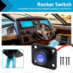 1 Gang Toggle Rocker Switch Panel for Boat Caravan Truck (12V)
