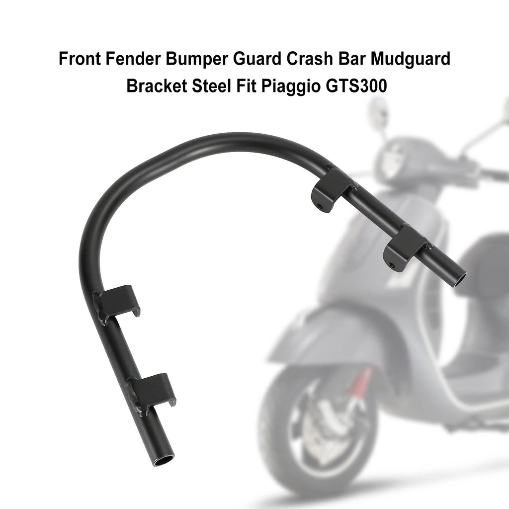 Front Crash Bar Fender Bumper Mudguard for Piaggio Vespa GTS 250 300 (2008–2021)