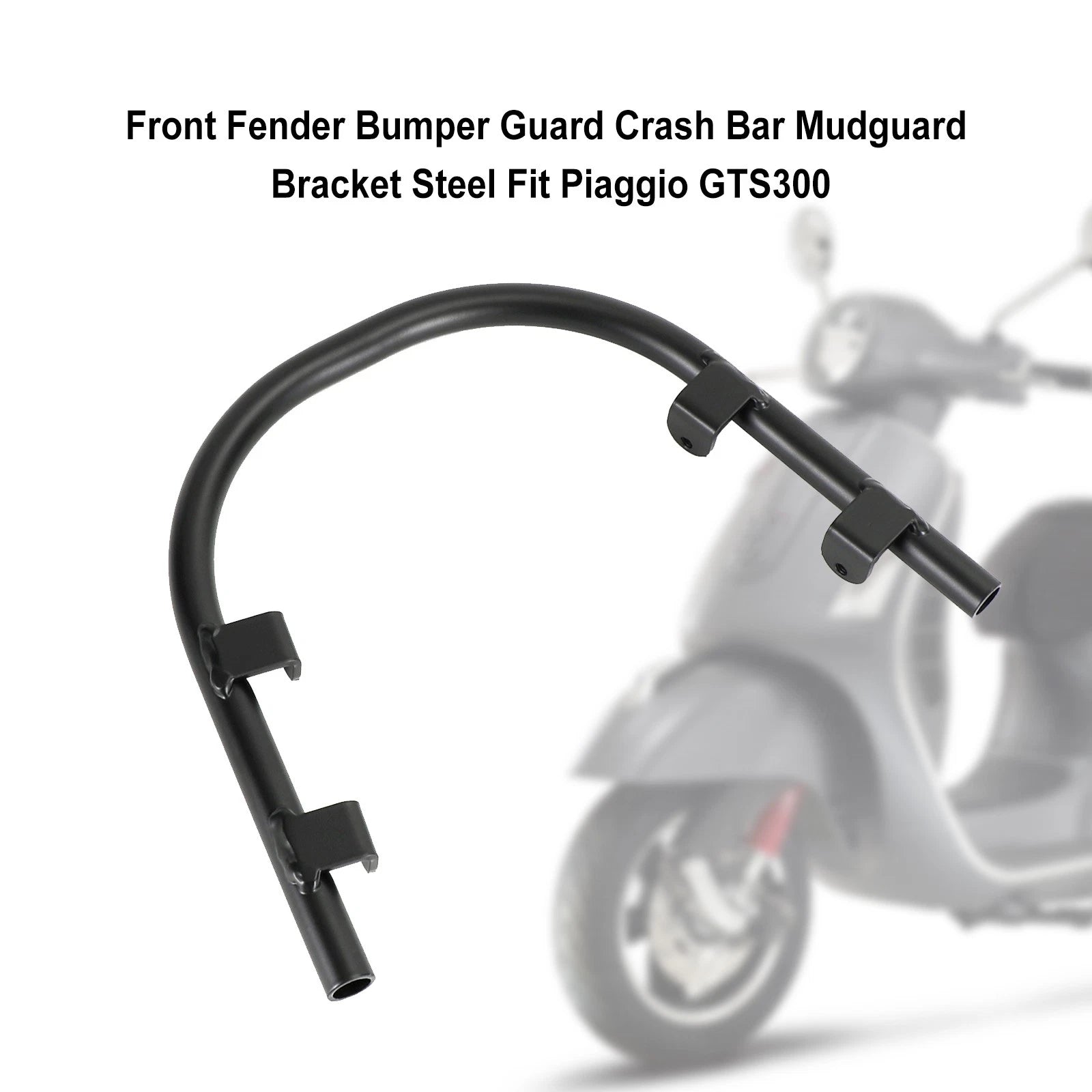Front Crash Bar Fender Bumper Mudguard for Piaggio Vespa GTS 250 300 (2008–2021)