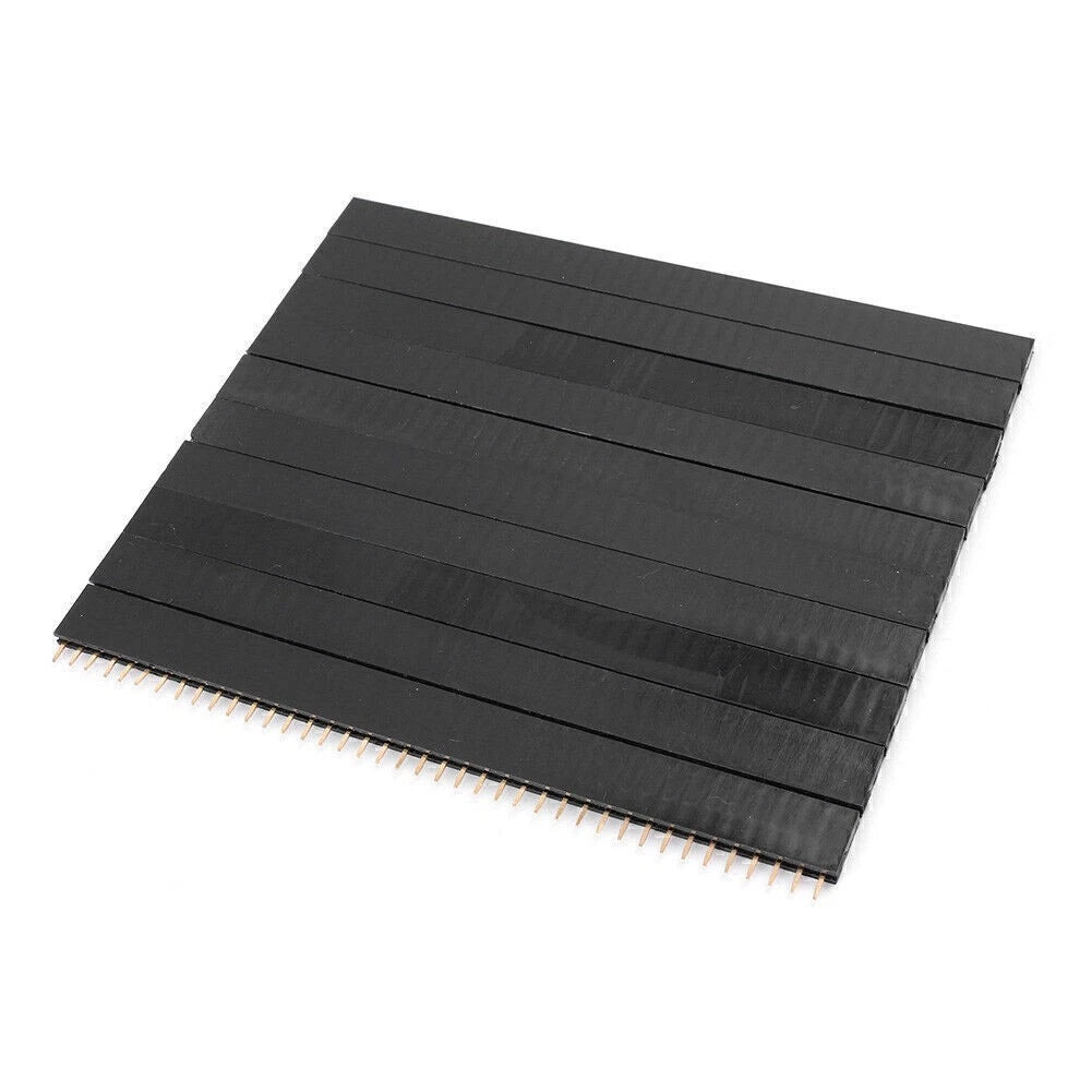 10x 2.54mm 40-Pin Single Row Female Pin Header Connector for PCB