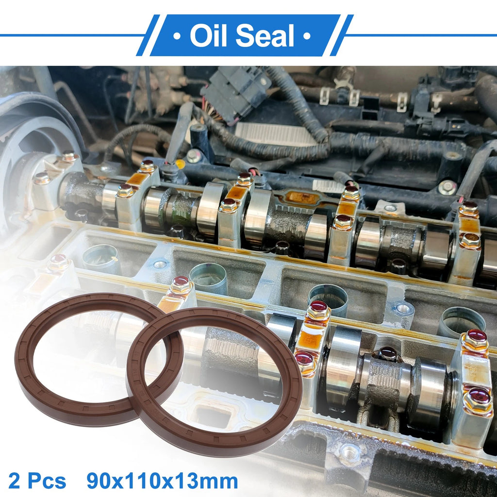 Set of 2 Oil Seal Rotary Shaft Seal FKM Rubber 90x110x13mm 683867305459 for [Make Model] ([YYYY–YYYY])