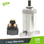 Starter & Relay Solenoid for Kawasaki Bayou 220 (1988–2002)