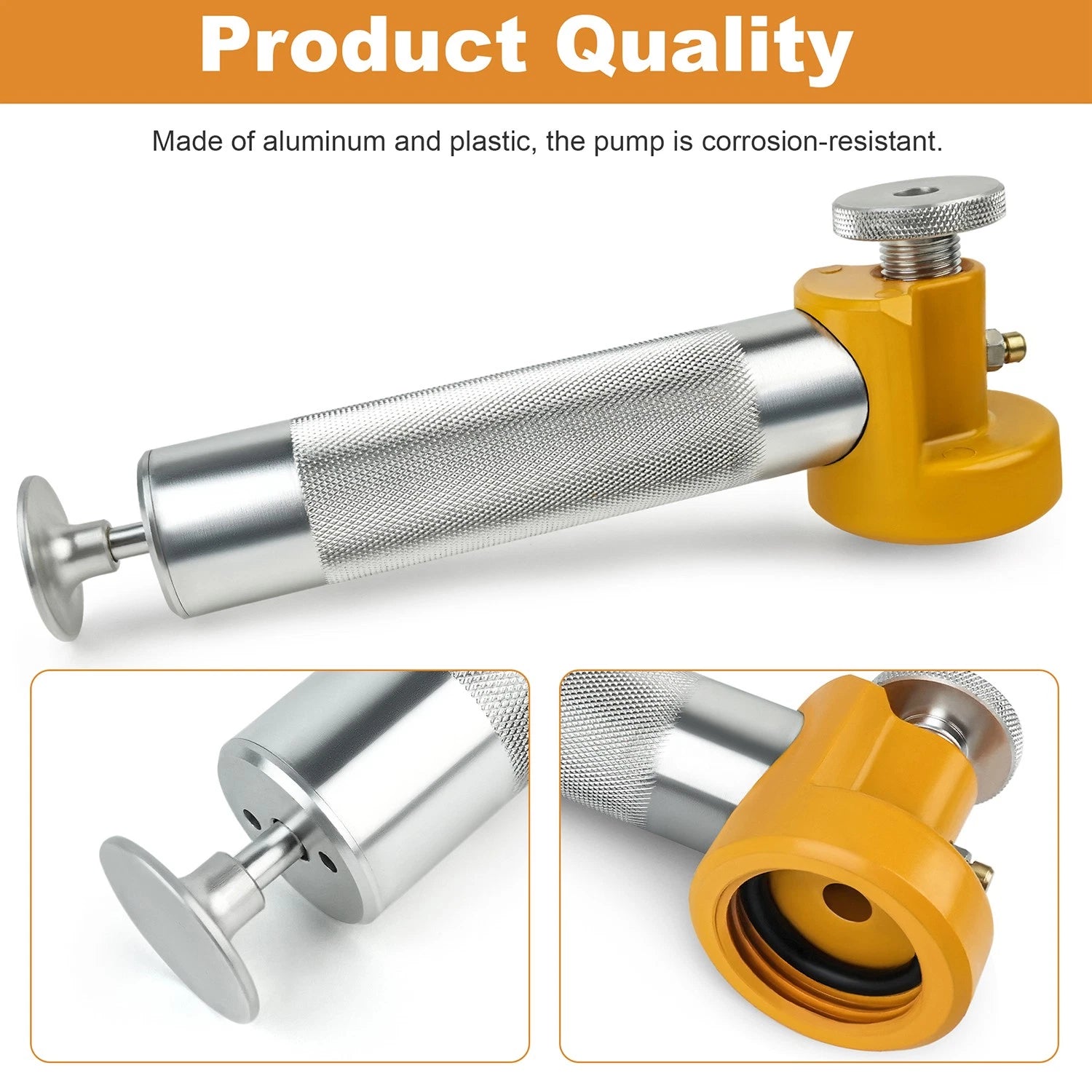 Oil Sampling Vacuum Pump for 5/16", 1/4" & 3/16" Hoses