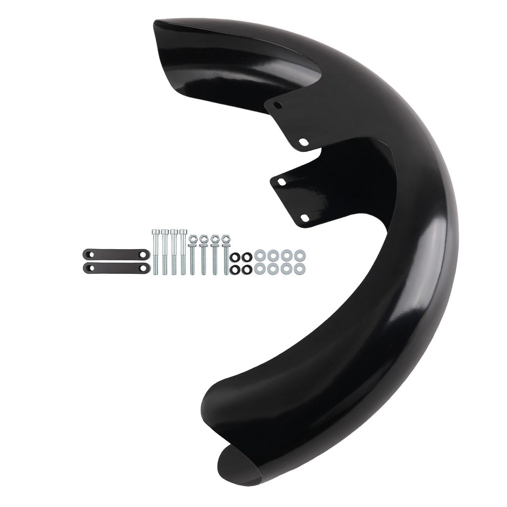 Front Mud Flap for Harley Touring Models (1994–2013) 19 Inch Wheel Black