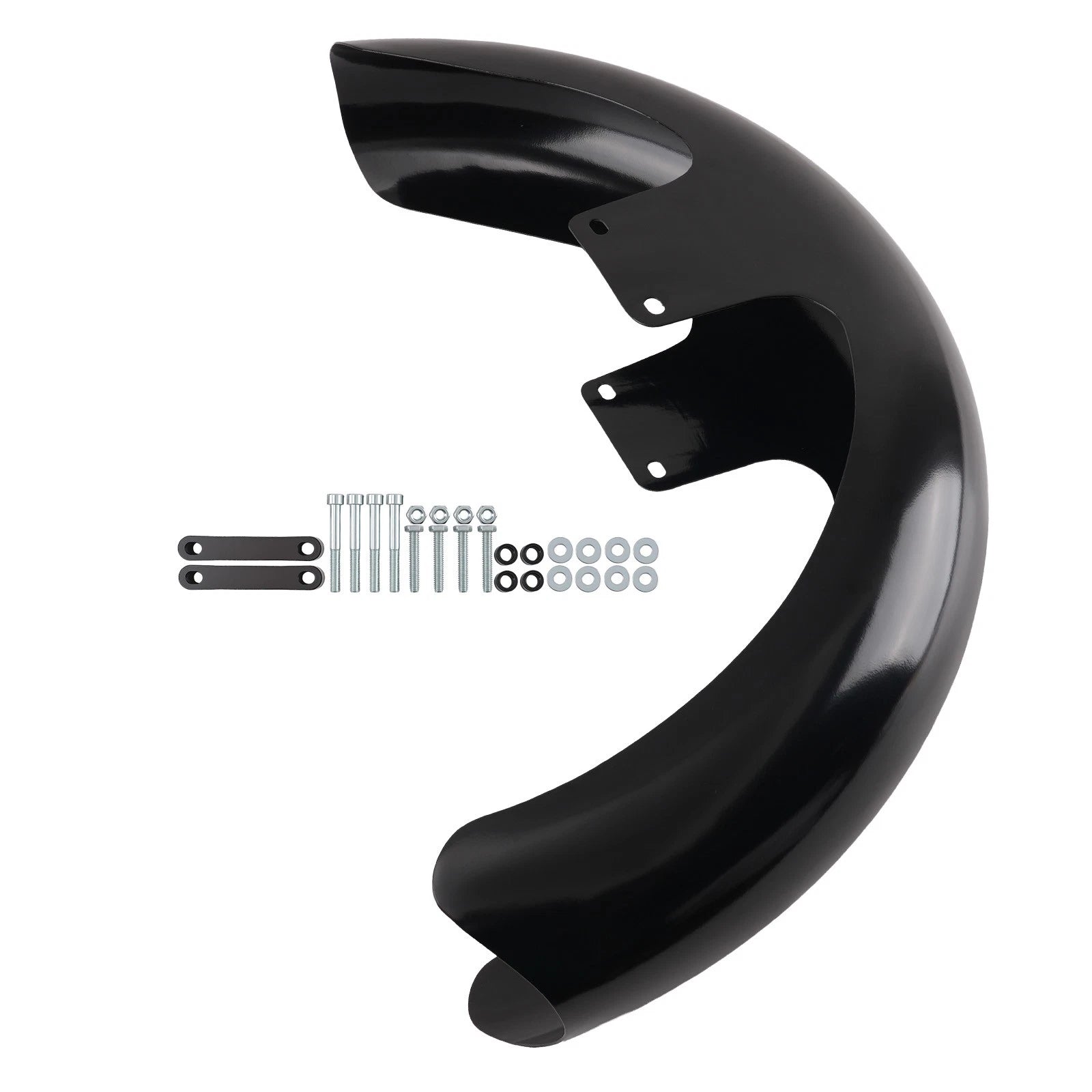 Front Mud Flap for Harley Touring Models (1994–2013) 19 Inch Wheel Black
