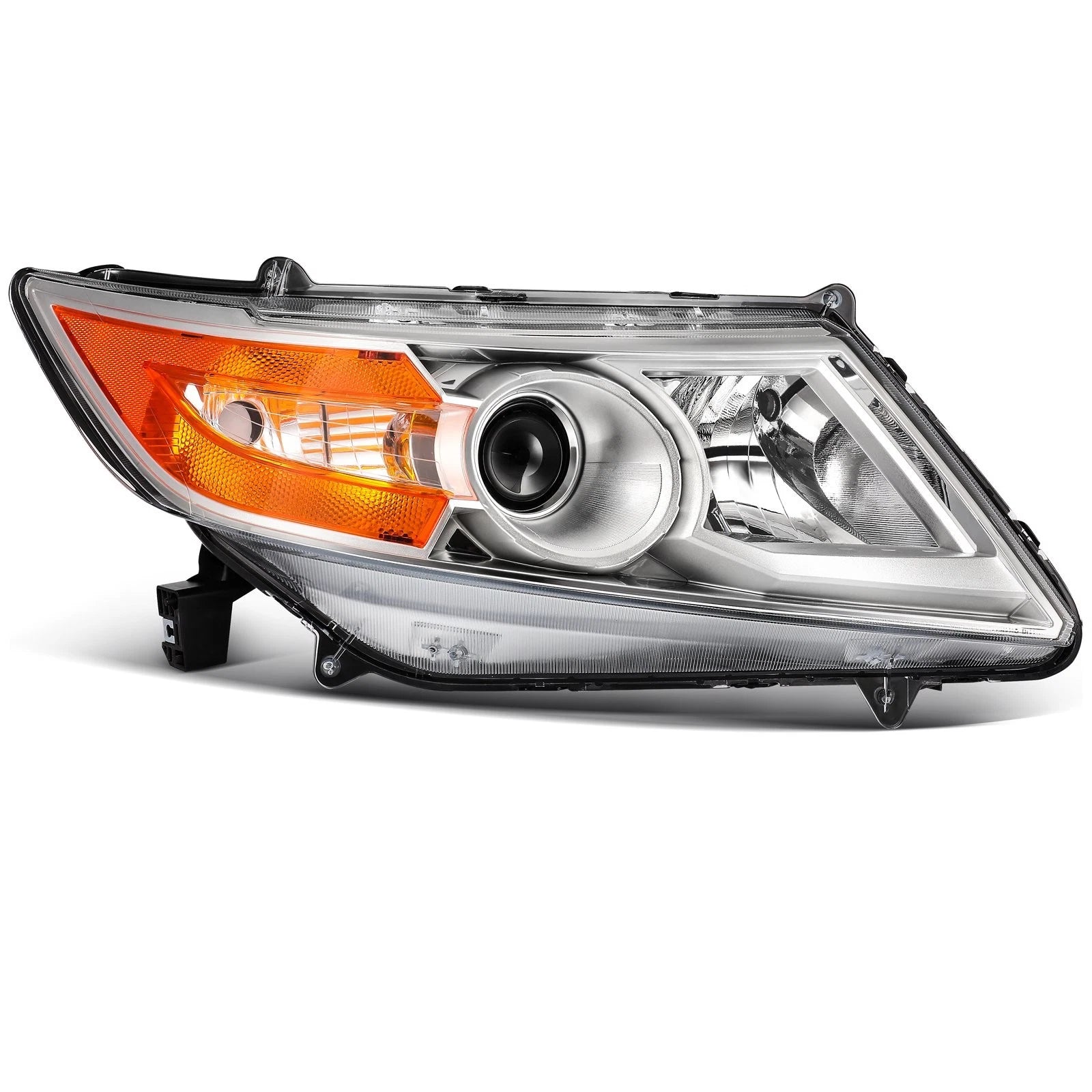 2X Halogen Chrome Headlights Assembly for Honda Odyssey (2011–2017)