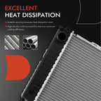 Radiator for BMW E34 530i (1994–1995) V8 3.0L Sedan Wagon