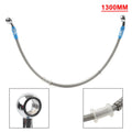 Braided Steel Brake Clutch Oil Hose Line Pipe for Motorcycle (130cm)