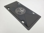 Metal License Plate Tag with Blacked Out Florida Flag for All Vehicles (Any Year)